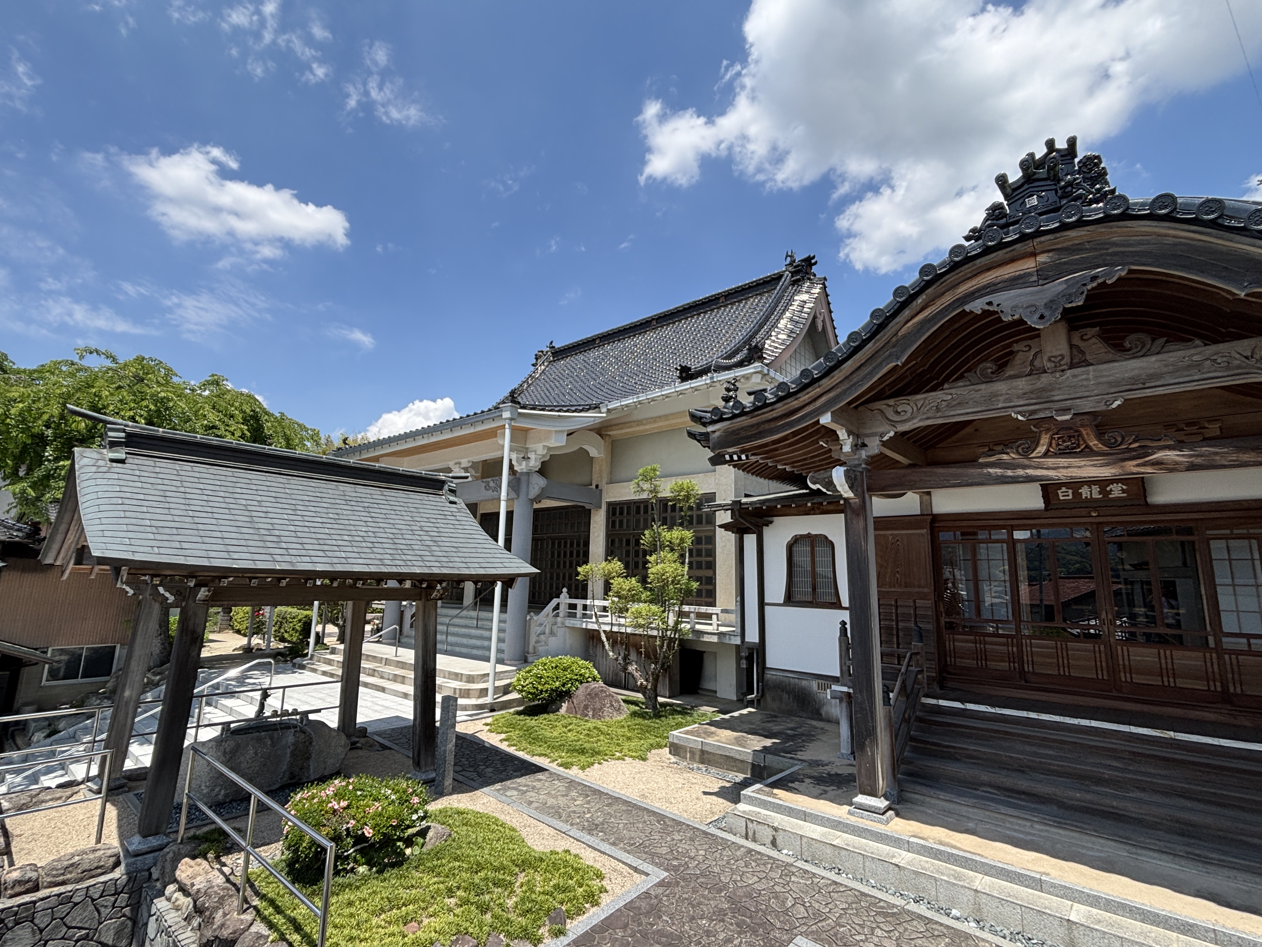 善應寺 本堂と白龍堂